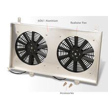 Load image into Gallery viewer, Infiniti G35 2003-2007 / Nissan 350Z 2003-2007 M/T Aluminum Radiator Dual Fan Shroud