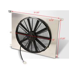 Load image into Gallery viewer, BMW E36 1992-1998 M/T Aluminum Radiator Single Fan Shroud