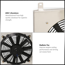 Load image into Gallery viewer, Toyota Supra 1993-1998 M/T Aluminum Radiator Dual Fan Shroud