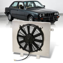 Load image into Gallery viewer, BMW E30 1987-1991 M/T Aluminum Radiator Single Fan Shroud