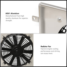 Load image into Gallery viewer, BMW E30 1987-1991 M/T Aluminum Radiator Single Fan Shroud