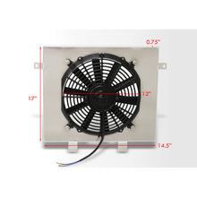 Load image into Gallery viewer, BMW E30 1987-1991 M/T Aluminum Radiator Single Fan Shroud
