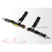 Load image into Gallery viewer, Universal 4 Point 2&quot; Racing Seat Harness Belts Black with Yellow Strap
