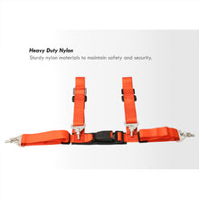 Load image into Gallery viewer, Universal 4 Point 2" Racing Seat Harness Belts Red