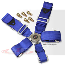 Load image into Gallery viewer, Universal 5 Point Camlock 2" Racing Seat Harness Belts Blue