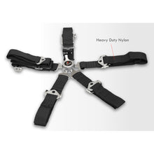 Load image into Gallery viewer, Universal TWE 5 Point Camlock 2" Racing Seat Harness Belts Black