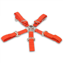 Load image into Gallery viewer, Universal TWE 5 Point Camlock 2" Racing Seat Harness Belts Red