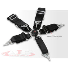 Load image into Gallery viewer, Universal 5 Point Camlock 3" Racing Seat Harness Belts Black