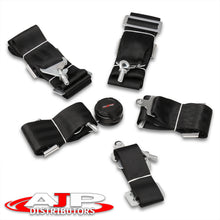 Load image into Gallery viewer, Universal 5 Point Camlock 3" Racing Seat Harness Belts Black