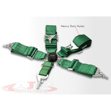 Load image into Gallery viewer, Universal 5 Point Camlock 3&quot; Racing Seat Harness Belts Green
