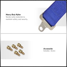Load image into Gallery viewer, Universal 5 Point Camlock 2" Racing Seat Harness Belts Pair Blue
