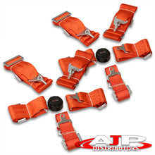 Load image into Gallery viewer, Universal 5 Point Camlock 3" Racing Seat Harness Belts Pair Blue