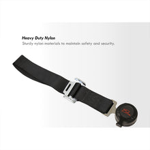 Load image into Gallery viewer, Universal 4 Point Camlock 2" Racing Seat Harness Belts Pair Black