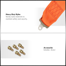 Load image into Gallery viewer, Universal 5 Point Camlock 2" Racing Seat Harness Belts Pair Red