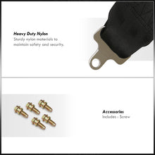Load image into Gallery viewer, Universal 5 Point Camlock 2" Racing Seat Harness Belts Pair Black