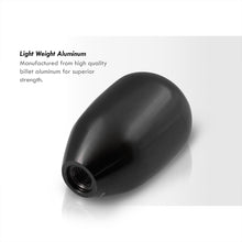 Load image into Gallery viewer, Universal 5 Speed M10x1.5 Type-R Style Shift Knob Black with Red Lettering