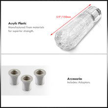 Load image into Gallery viewer, Universal M8 M10 M12 150MM Diamond Bubble Shift Knob Clear