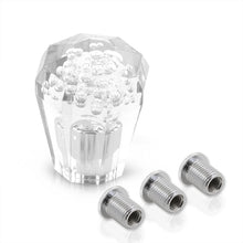 Load image into Gallery viewer, Universal M8 M10 M12 60MM Diamond Bubble Shift Knob Clear