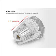 Load image into Gallery viewer, Universal M8 M10 M12 60MM Diamond Bubble Shift Knob Clear
