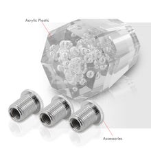 Load image into Gallery viewer, Universal M8 M10 M12 60MM Diamond Bubble Shift Knob Clear