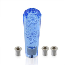 Load image into Gallery viewer, Universal M8 M10 M12 150MM Diamond Bubble Shift Knob Blue