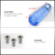 Load image into Gallery viewer, Universal M8 M10 M12 150MM Diamond Bubble Shift Knob Blue