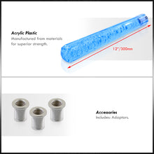 Load image into Gallery viewer, Universal M8 M10 M12 300MM Diamond Bubble Shift Knob Blue