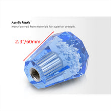 Load image into Gallery viewer, Universal M8 M10 M12 60MM Diamond Bubble Shift Knob Blue
