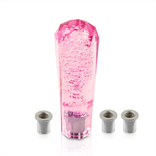 Load image into Gallery viewer, Universal M8 M10 M12 150MM Diamond Bubble Shift Knob Pink