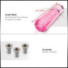 Load image into Gallery viewer, Universal M8 M10 M12 150MM Diamond Bubble Shift Knob Pink