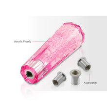 Load image into Gallery viewer, Universal M8 M10 M12 150MM Diamond Bubble Shift Knob Pink