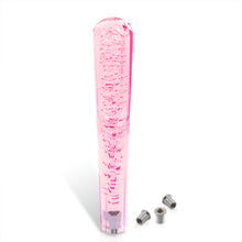 Load image into Gallery viewer, Universal M8 M10 M12 300MM Diamond Bubble Shift Knob Pink