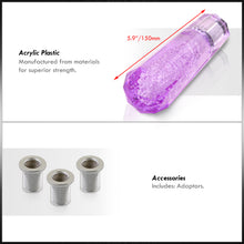 Load image into Gallery viewer, Universal M8 M10 M12 150MM Diamond Bubble Shift Knob Purple