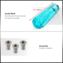 Load image into Gallery viewer, Universal M8 M10 M12 150MM Diamond Bubble Shift Knob Teal