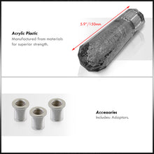 Load image into Gallery viewer, Universal M8 M10 M12 150MM Diamond Bubble Shift Knob Black