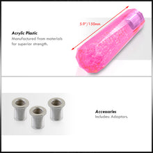 Load image into Gallery viewer, Universal M8 M10 M12 150MM Diamond Bubble Shift Knob Neon Pink