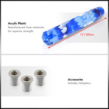 Load image into Gallery viewer, Universal M8 M10 M12 300MM Crystal Fusion Shift Knob Bluemoon