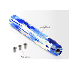 Load image into Gallery viewer, Universal M8 M10 M12 300MM Crystal Fusion Shift Knob Bluemoon