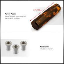 Load image into Gallery viewer, Universal M8 M10 M12 150MM Crystal Fusion Shift Knob Coffee