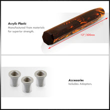 Load image into Gallery viewer, Universal M8 M10 M12 300MM Crystal Fusion Shift Knob Coffee