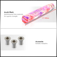 Load image into Gallery viewer, Universal M8 M10 M12 300MM Crystal Fusion Shift Knob Fuchsia