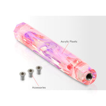 Load image into Gallery viewer, Universal M8 M10 M12 300MM Crystal Fusion Shift Knob Fuchsia