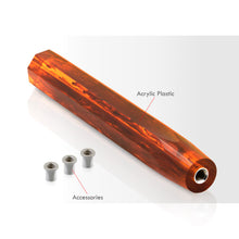 Load image into Gallery viewer, Universal M8 M10 M12 300MM Crystal Fusion Shift Knob Amber