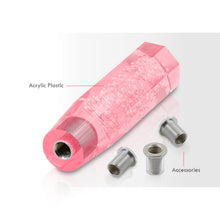 Load image into Gallery viewer, Universal M8 M10 M12 150MM Crystal Octogon Bubble Shift Knob Pink