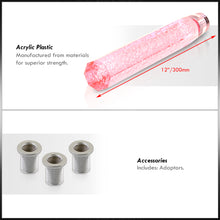 Load image into Gallery viewer, Universal M8 M10 M12 300MM Crystal Octogon Bubble Shift Knob Pink