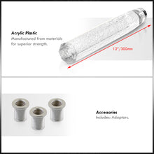 Load image into Gallery viewer, Universal M8 M10 M12 300MM Crystal Octogon Bubble Shift Knob Clear