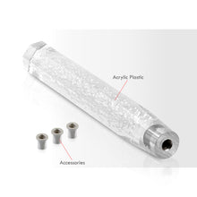 Load image into Gallery viewer, Universal M8 M10 M12 300MM Crystal Octogon Bubble Shift Knob Clear