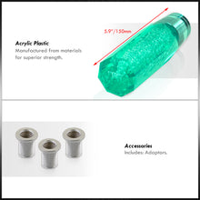 Load image into Gallery viewer, Universal M8 M10 M12 150MM Crystal Octogon Bubble Shift Knob Teal