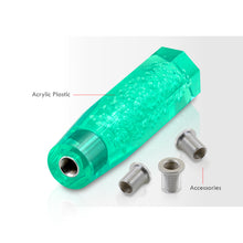 Load image into Gallery viewer, Universal M8 M10 M12 150MM Crystal Octogon Bubble Shift Knob Teal