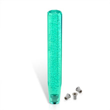 Load image into Gallery viewer, Universal M8 M10 M12 300MM Crystal Octogon Bubble Shift Knob Teal